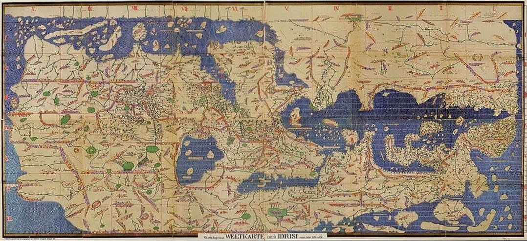 What is also intersting besides the accuracy: the map was drawn upside-down because there was no 'right' orientation.