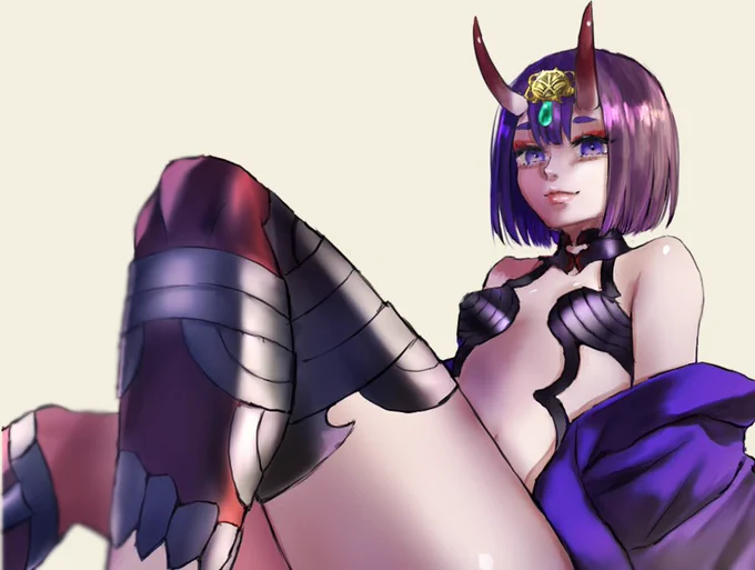 酒呑ちゃんお絵描き変化歴2020.1→2021.5→2021.12#FGO 