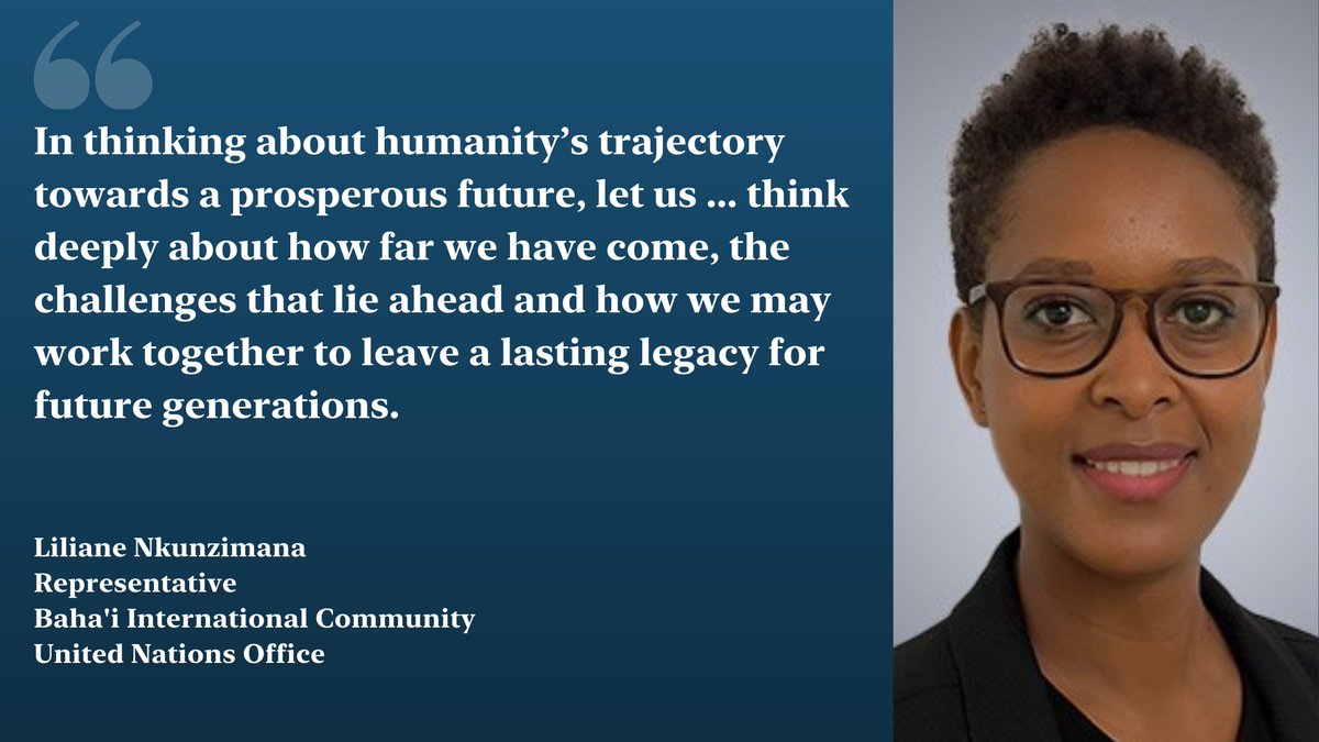BahaiBIC_Rights's tweet photo. On December 15, we marked the Centenary of the passing of ‘Abdu’l-Baha, a central figure of the Baha’i Faith, who spent his life promoting #peace. Leaders of thought joined us to share insights on how #together we can face our many shared #globalchallenges. Thank you @LNkunzimana https://t.co/P5waSZqQlz