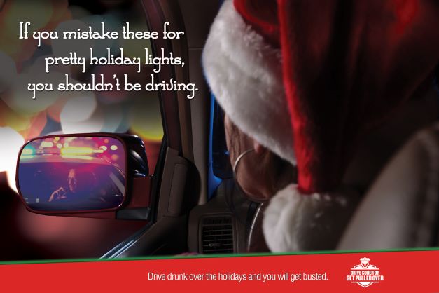 Keep your season merry and bright ✨. #DriveSober or Get Pulled Over. #NJSafeRoads