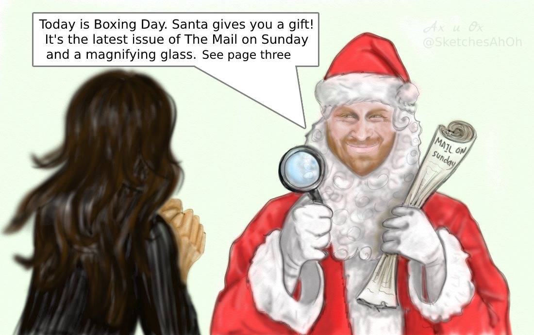 Boxing Day in Montecito
#MeghanMarkleisaNarcissist #МеганМаркл #MEgain #Hazbeen #CharlatanDuchess #harkles #DuchessofDeceit #PrincessPrivacy #harryswife #TeamQueen #JustHarry #Dumbartons #SussexGrifter #PrinceHazBeen #DukeOfDipshittery #MeghanandHarryLie