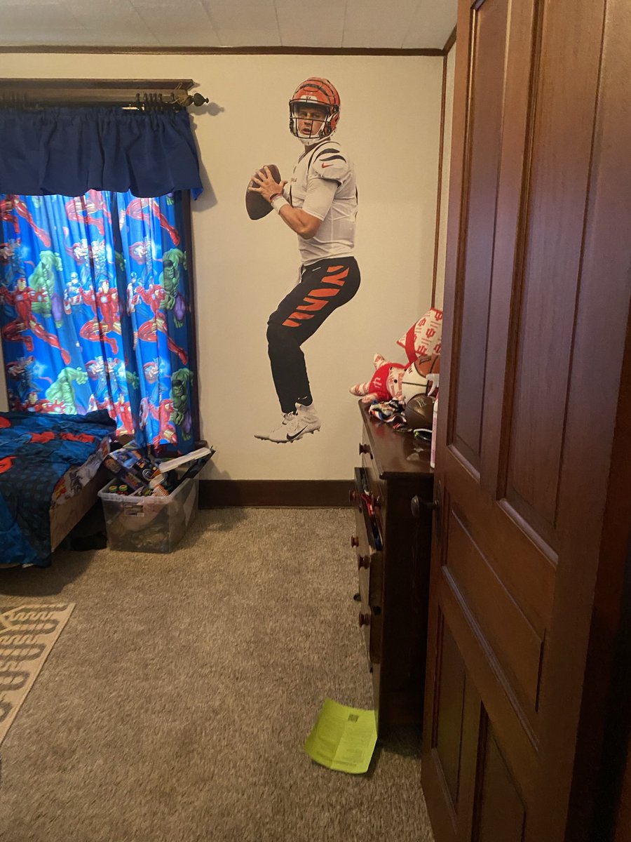 mindofkelsi's tweet photo. Hey @JoeyB, your number 1 fan got your @Fathead for Christmas! His room is now complete! #hesfive #hewantstobelikejoeyb https://t.co/J0P2mNLZHq