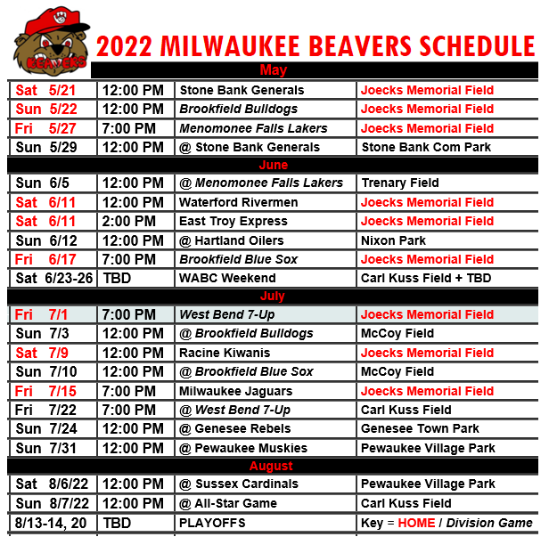 MKEBeavers's tweet photo. A Happy New Year and a Happy New @LandOLakesWI Season is just around the corner! #GoBeavs #milwaukee #baseball https://t.co/BRx7eX1c82