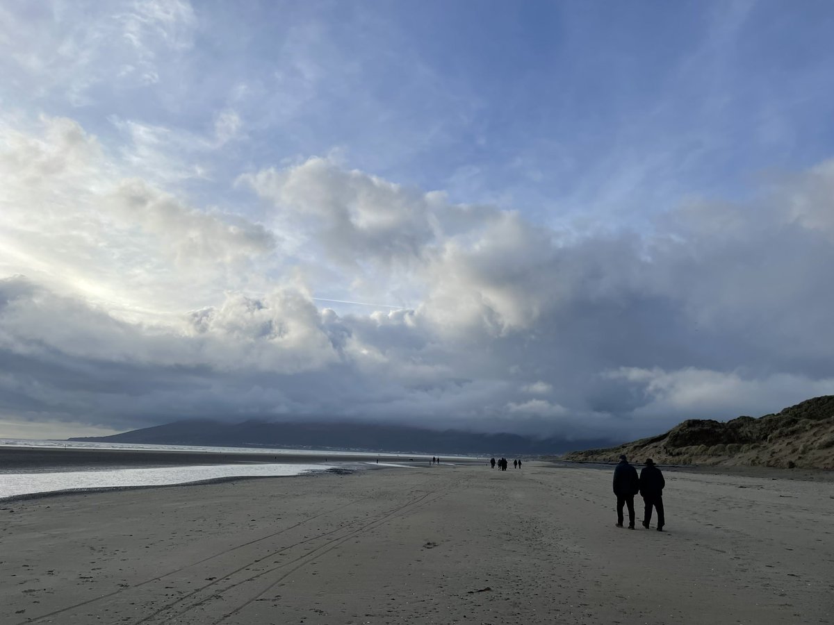 nshane1972's tweet image. It’s been a while since this happened and weather tried to stop play but we all made it to the beach today. It didn’t look so welcoming if I pointed the camera towards the Mourne Mountains