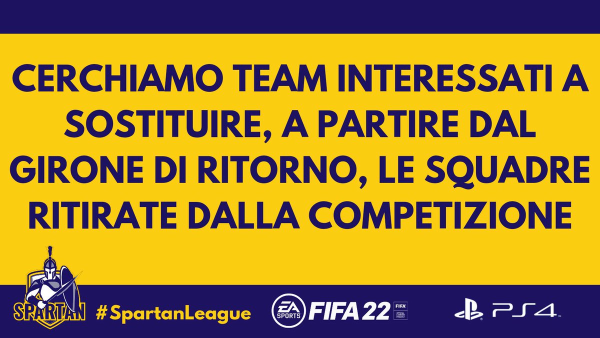 SpartanProClub's tweet photo. @NewsProClub1 @proclubnews @ILOVEPROCLUB1 @itaEsportsRT @OffSideOfficiaI @rumorspro @rumors_pro @ProClubRTutto @RT_PROCLUB INFO IN DIRECT 📩 https://t.co/CwPEUl2Ykh