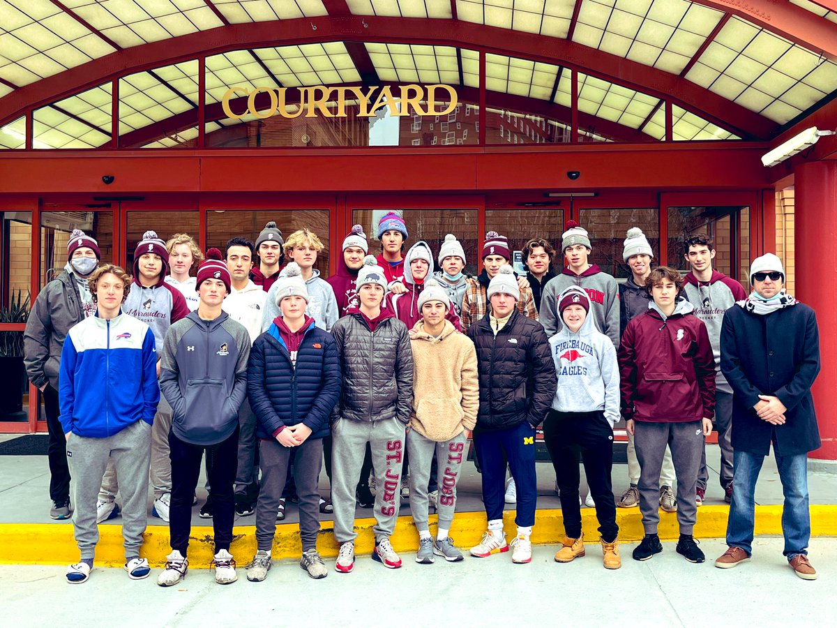 SJCIHockey's tweet photo. Greetings from Providence, RI
Game #1 of our East Coast swing
@SJCI vs. @lasalleacadri
3:45 pm
📍Smithfield, RI
Smithfield Minicipal Rink
#ExperienceSecondToNone https://t.co/LLXdB1cGrx