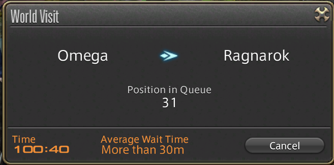 minerva_ayo's tweet photo. @FF_XIV_EN @FFXIVESP_ how is this possible? i accidentally double click (i was reading the servers that there were) and ive been waiting 104min (real) for my server change. Mochi Mos need help... #lalasad https://t.co/gYd6s7Yejs
