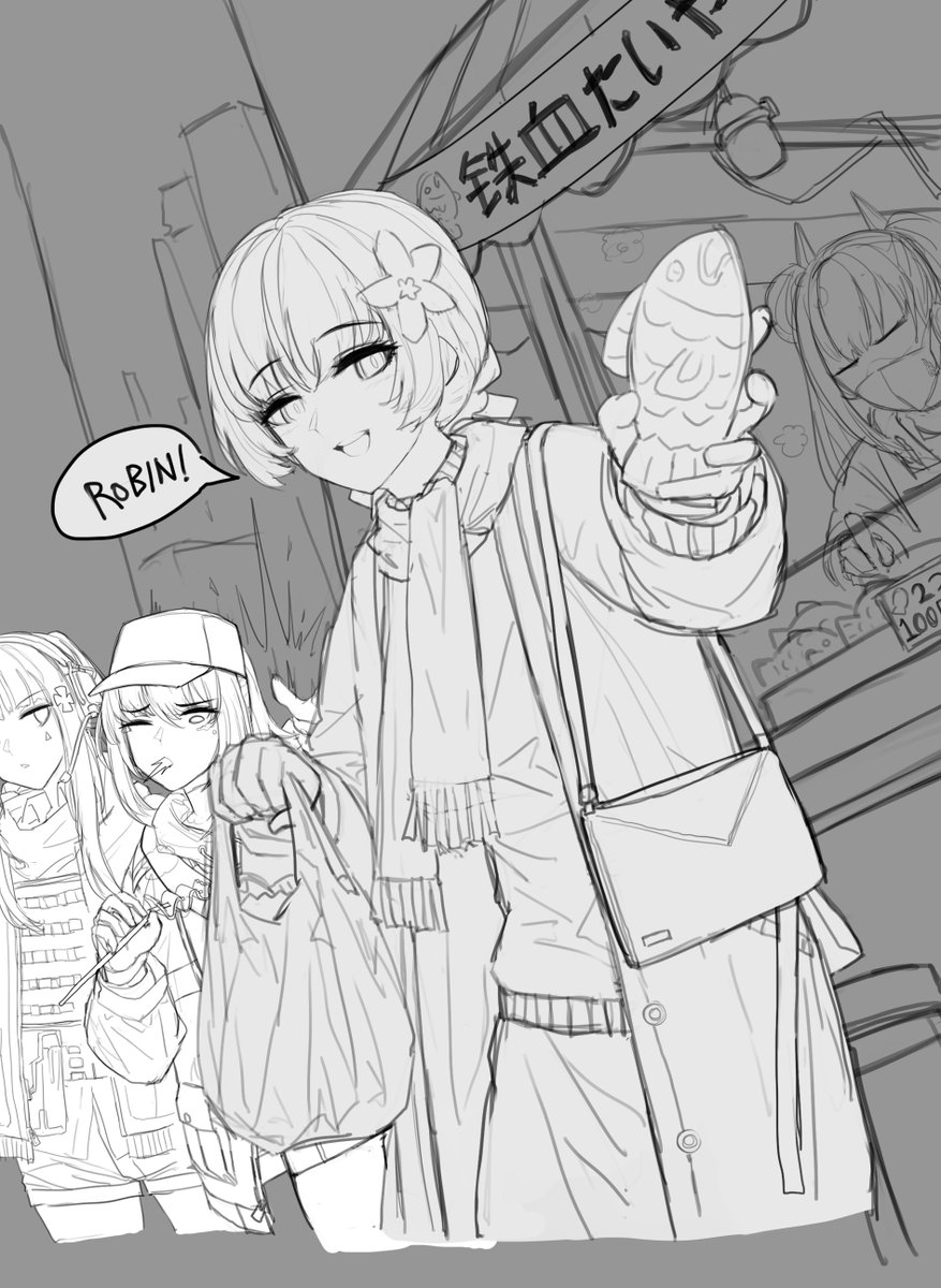 #少女前線 #ドルフロ #소녀전선 
Machlian sketch 