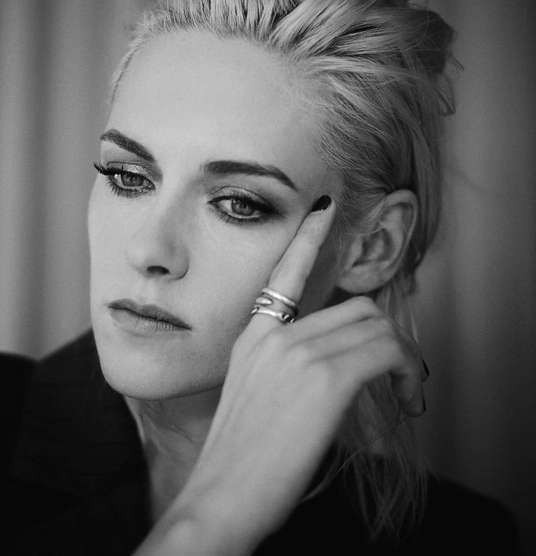 Makeup by me on #KristenStewart for The New York Times featuring a silver snake ring, made by yours truly. #throwback