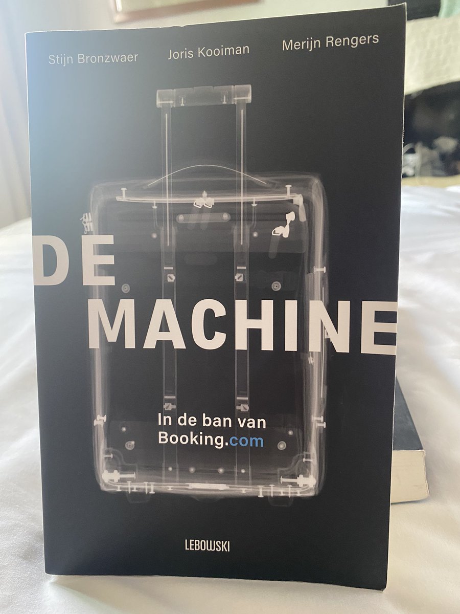 RoyvdPeppel's tweet photo. Wat een gers boek, #demachine, van start-up tot nu van #booking .com. 
Leest als een speer! https://t.co/dTCsJOGtJd