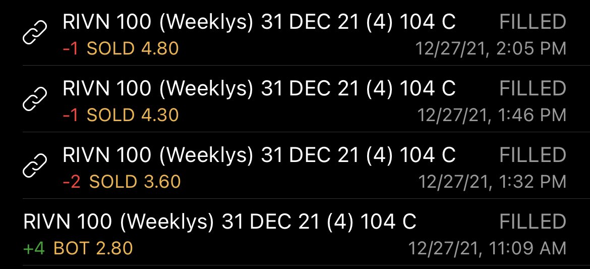 MrRobato40's tweet photo. #1Kchallenge $RIVN Have to admit...this felt pretty good today. new net liq $1609 #TTG #futuremod lol. https://t.co/OlsTiIkze8