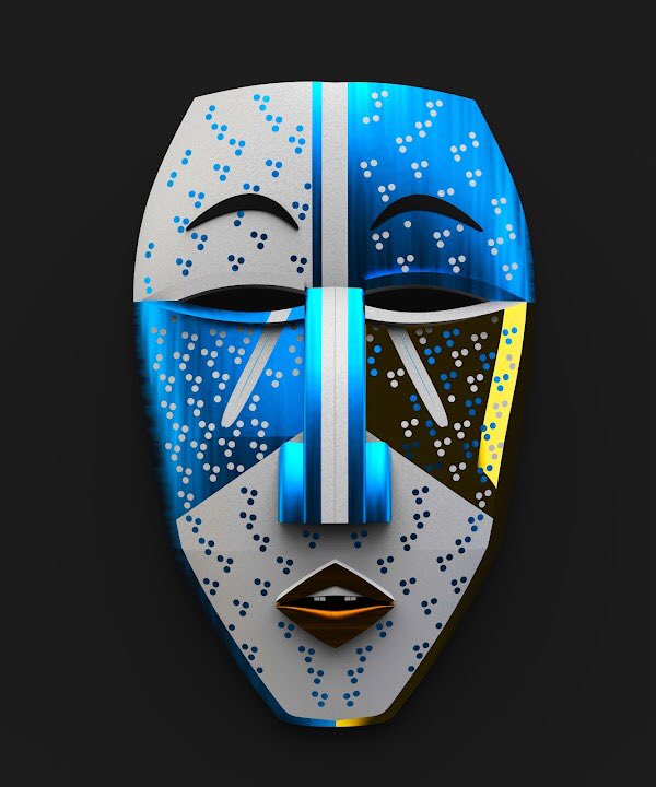 OBJClothing's tweet image. Don’t be afraid of African masks, be afraid of the invisible mask hidden on peoples faces:
Every Mask has a story…
Check out a collection of digitally restituted African Masks on opensea.io/collection/3d-… @opensea