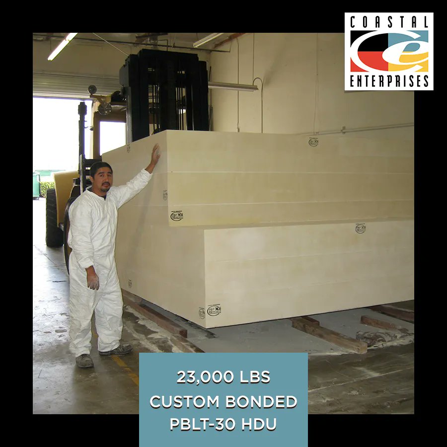 PrecisionBoard's tweet photo. Big project? We have you covered. Swipe π to see how we maneuvered this 23,000lb custom bonded block out of our facility and off to our client. If you need it, we can get it to you ASAP!
#precisionboard #coastalenterprises #hdu #hduboard #urethanefoam #foamsheets #toolingboard https://t.co/L6SqCxHMeC