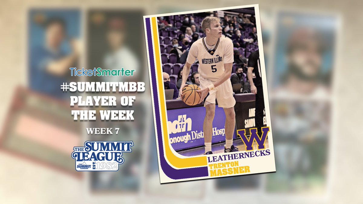 The latest <a href="/TicketSmarter/">TicketSmarter</a> #SummitMBB Player of the Week is the 3️⃣rd different Leatherneck to claim the honor this season.

Congrats to Trenton Massner, who averaged 28.5 ppg in a pair of road tilts for WIU 👏🏼

🗞 bit.ly/3qq1Ts9

#ReachTheSummit x #SummitReaches40