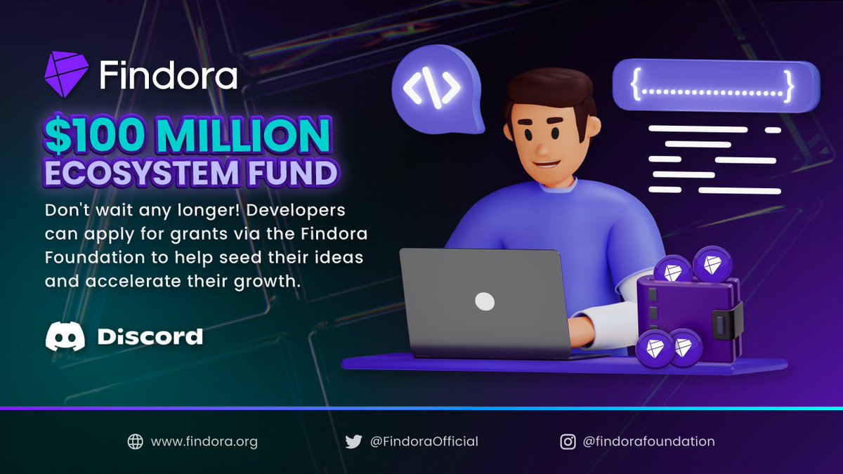 Findora's tweet photo. ❗️If you are a developer interested in building on Findora, then you can start by reading the documentation, joining the Discord channel and applying for a grant through the Findora Foundation website.

🏦https://t.co/0kRD19nlVO
📑https://t.co/pfvsCoTiEy
📢https://t.co/BlYCqQmazQ https://t.co/fM4vvFFlT0