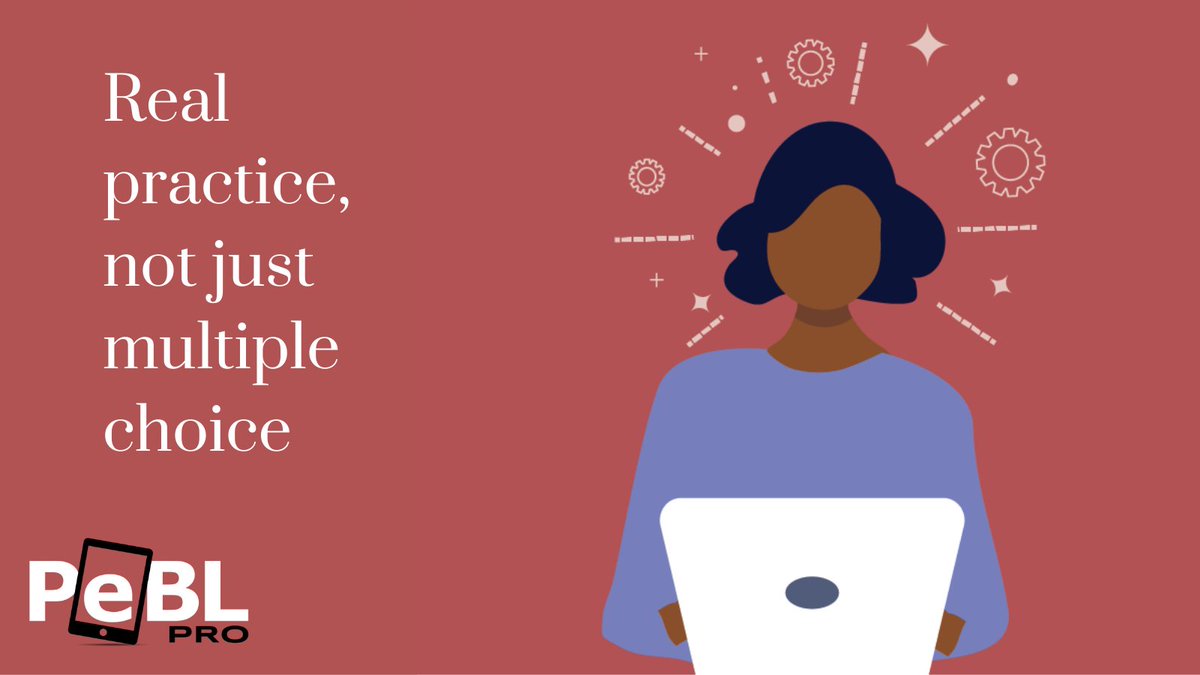 pebl_pro's tweet photo. When it counts, learners need #Practice. And #PeBLPro is one of the few tools that helps your #learners get it. We have built-in #Interactions that allow for #LearnerPractice, an essential part of building skills.
https://t.co/GnvE2hEduz https://t.co/0EaxNWQtPJ
