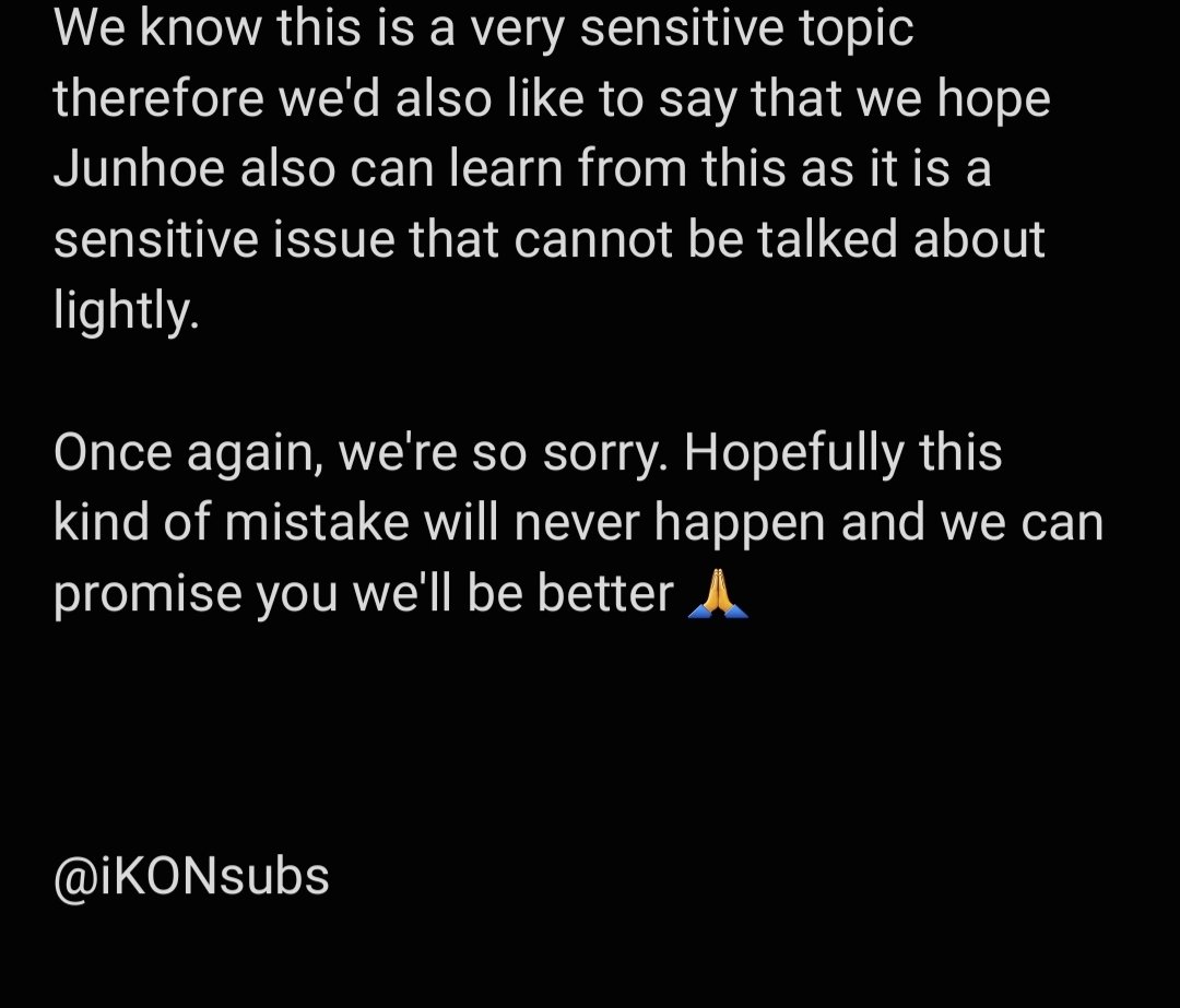 Hi everyone, this is our clarification regarding a mistranslation on the subbed Naver NOW video during Why Why Why promotion that we did. We hope you can read this. 

We take a full responsibility and saying sorry would be a huge understatement but we truly are very sorry 🙏
