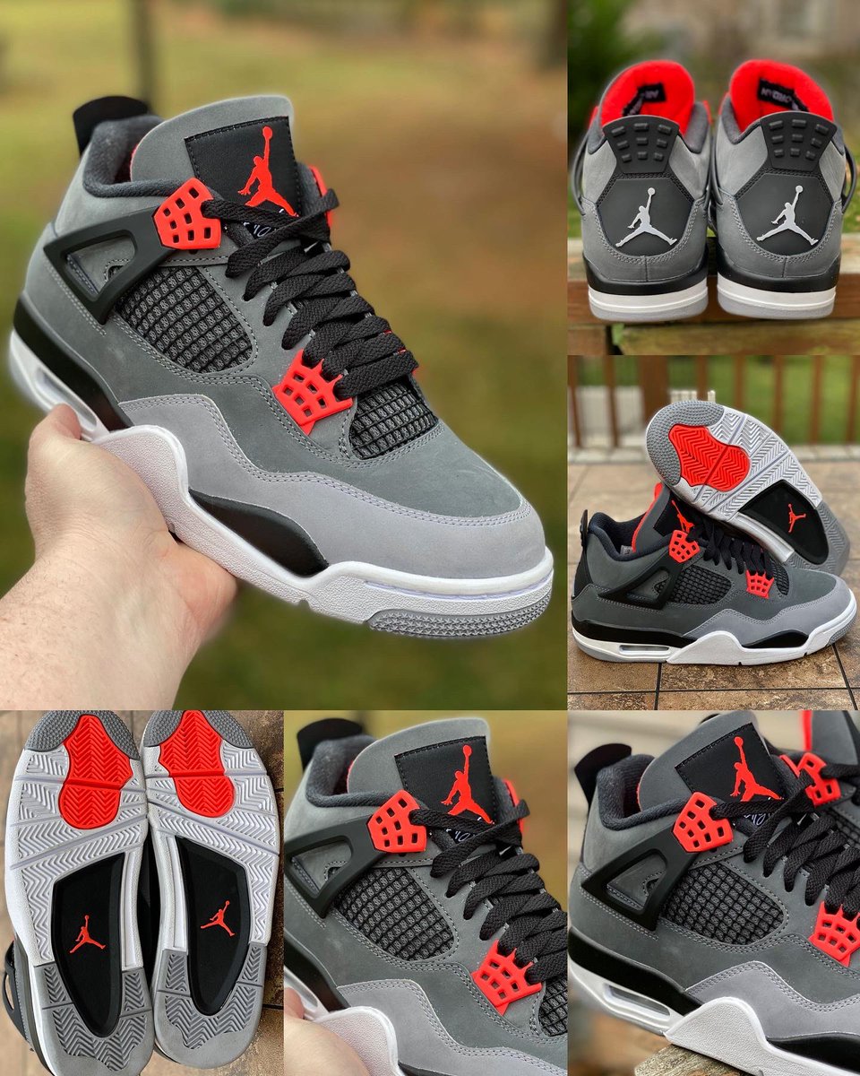 #Infrared Air Jordan 4 in-hand look! 🌋
Releasing February 2022. Retail $200.
