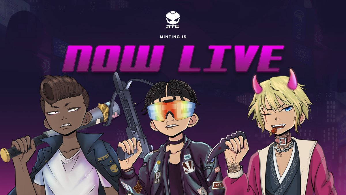 🚨MINTING IS NOW LIVE!!!🚨
WE ARE READY TO CONQUER CARDANO BLOCKCHAIN!
It's just the beginning!! 🔥🔥

Mint-Address: 
addr1v8u2ejfmdecd0859jlq20swejwx2q8gacckfzvaf57vyzngeypxum

PolicyID: ec2e1c314ee754cea4ba3afc69f74b2130f87bb3928e1a1e8534c209

#cnftproject #cnft #cnftcommunity