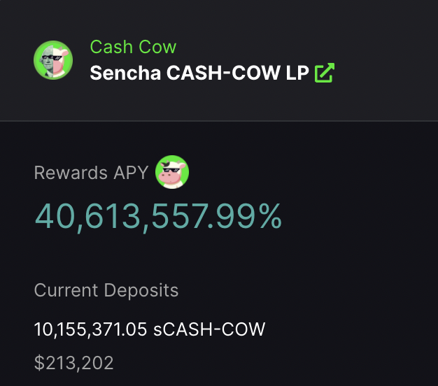 CashioApp's tweet image. The DAO proposal to give 50% of new COW emissions to CASH-COW LP stakers is implemented and live on Quarry! See thread on how to stake 👇

app.quarry.so/#/rewarders/5L…