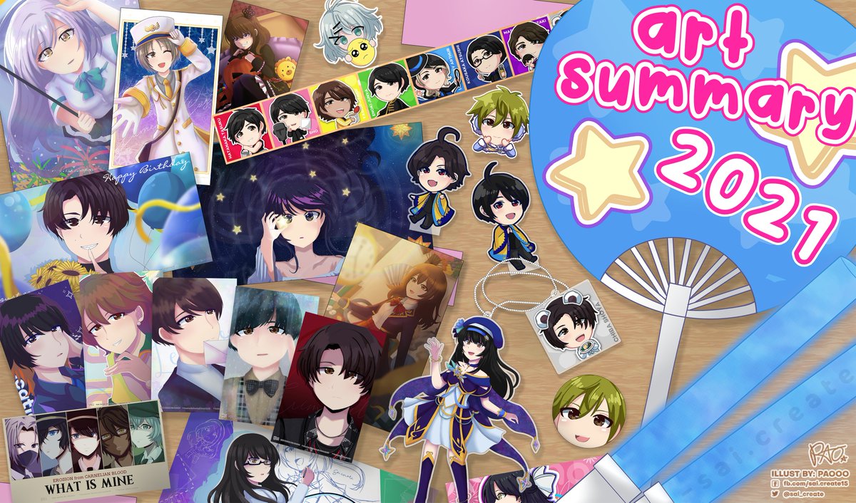 scpaooo's tweet photo. 【ART SUMMARY 2021】

I am a fan of many things after all so why not take it up a notch and make full use of it 😆

#ArtSummary #Artsummary2021 https://t.co/IBChGBga3r