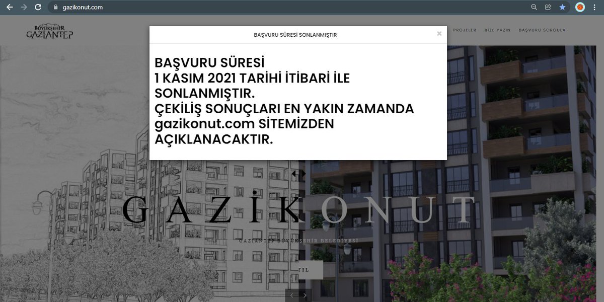 Bu kısa süre daha ne kadar kısa acaba? Duyuruda yazana göre 2 ay ama gerçekte daha fazla süre geçti üzerinden. 
<a href="/FatmaSahin/">Fatma Şahin</a> 
<a href="/GaziantepBeld/">Gaziantep Büyükşehir</a>