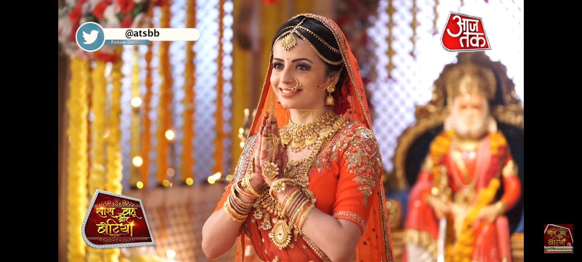 CuttiestShrenu's tweet photo. Shrenu in bridal looks 
GHAR EK MANDIR HITS 100 https://t.co/53XbSNU29o