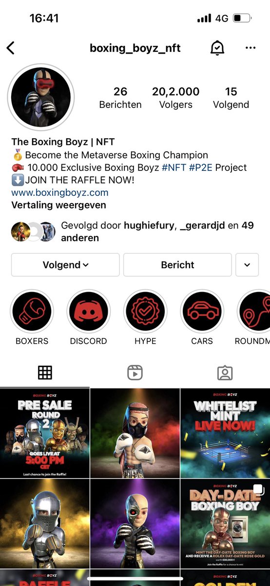 NoedelFx's tweet image. Well done everyone! @boxing_boyz has just reached 20k followers on Instagram! Let’s get is as much followers as the discord has members 🥶! #THEYARENOTREADY #DJPTR #BOXINGBOYZ #TENETH #THEHYPEISREAL $SBLX