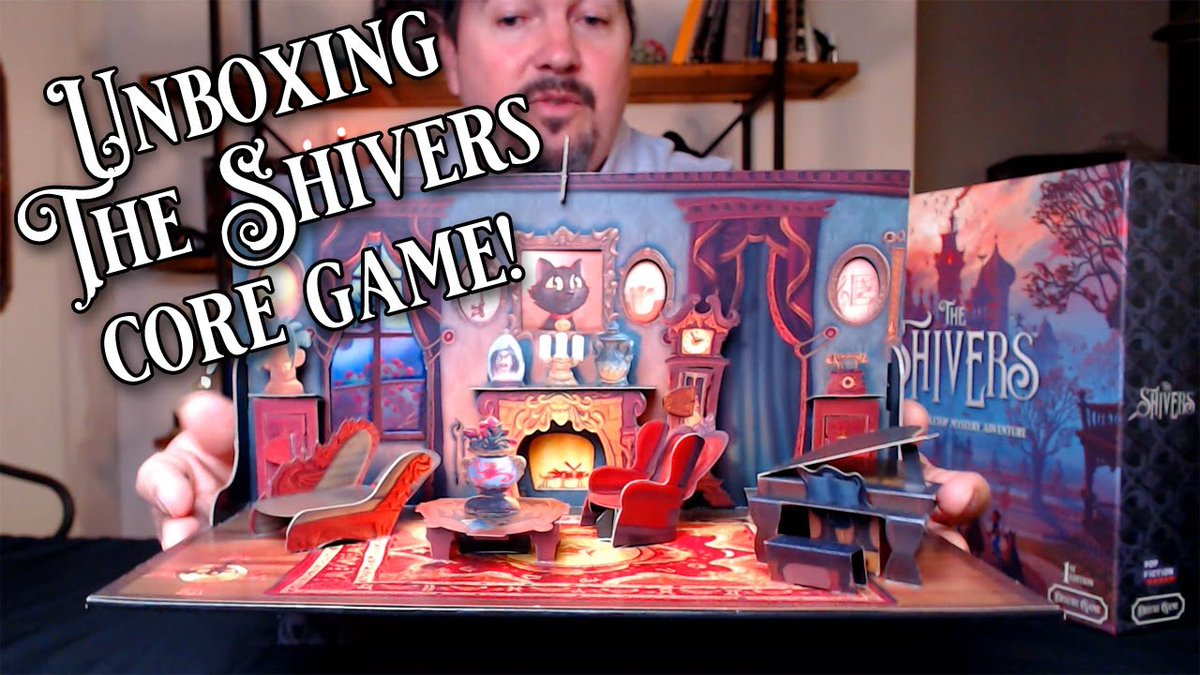 TheShiversGame's tweet image. Join Shivers creator Andy Logan as he opens up The Shivers core game! Head on over to Youtube and see what&apos;s in the box.
bit.ly/3FjcOKv

#theshiversgame #boardgamedevelopment