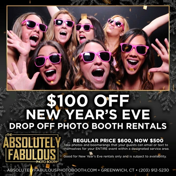 abfabphotobooth's tweet photo. We’ve got a special price for an unattended photo booth for New Year’s Eve in the immediate, Stamford/Greenwich/Rye areas.

#nye #nye2021 #nye2022 #greenwichct #stamford #stamfordct #ryeny #happynewyear #photobooth #photoboothfun #engaged #engaged💍 #… https://t.co/ewlnvCnDhP https://t.co/gHsS1aLKY1