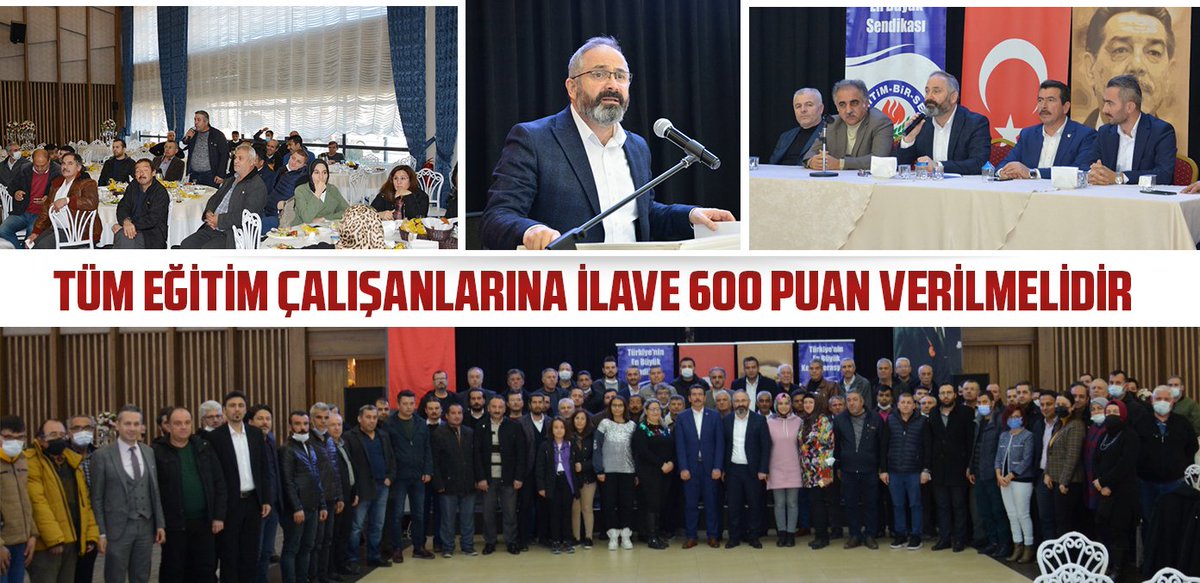 Tüm eğitim çalışanlarına ilave 600 puan verilmelidir

Eğitim-Bir-Sen Genel Başkan Yardımcısı <a href="/hasanyyayla/">Hasan Yalçın Yayla</a>, eğitim çalışanlarına ilave 600 puan verilmesi gerektiğini belirterek, bu talebin karşılık bulması için ellerinden geleni yapacaklarını söyledi.

🔗ebs.org.tr/manset/5557/tu…