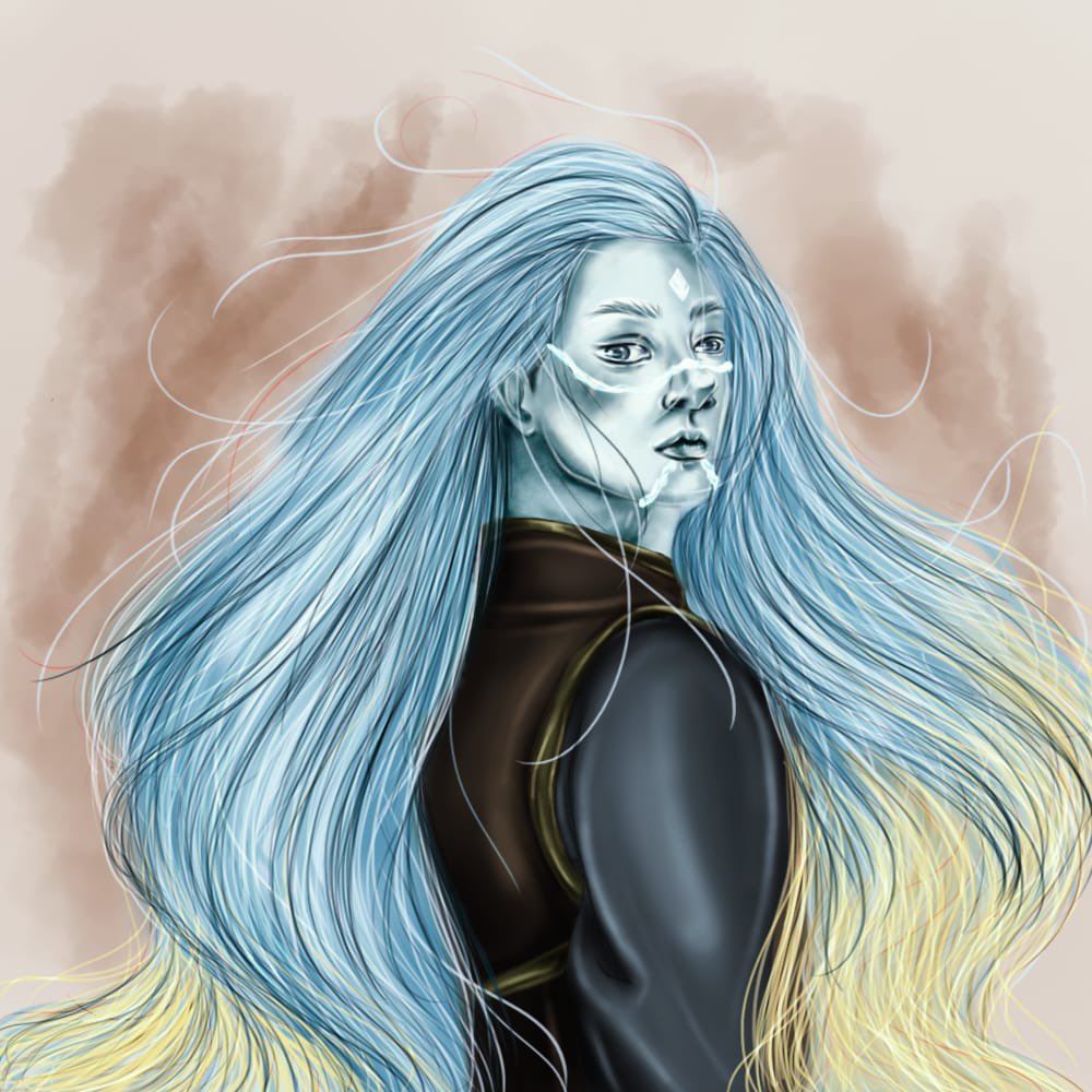 A beautiful commission done by <a href="/electreic/">𝕯𝖊𝖑𝖎𝖑𝖆𝖍💕🎨</a> of my OC, absolutely loving the shading and detail! Could not be happier with the final product! 😍