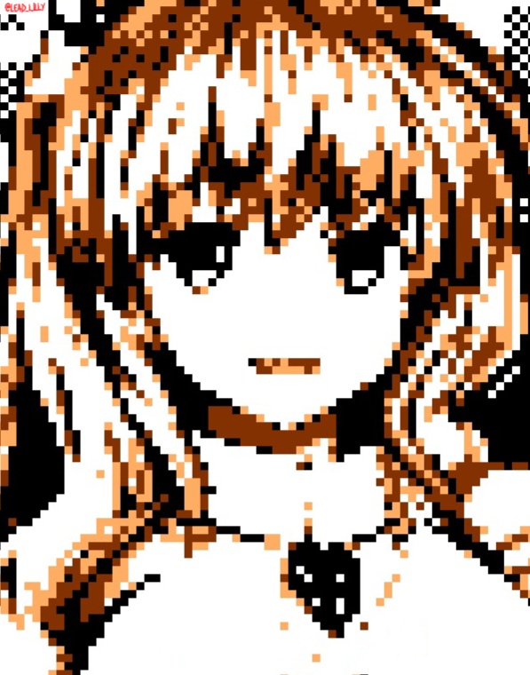 lead_lilly's tweet image. Draw me a nose please. #pixelart #gamedev #dndart #RPGart #datingsim