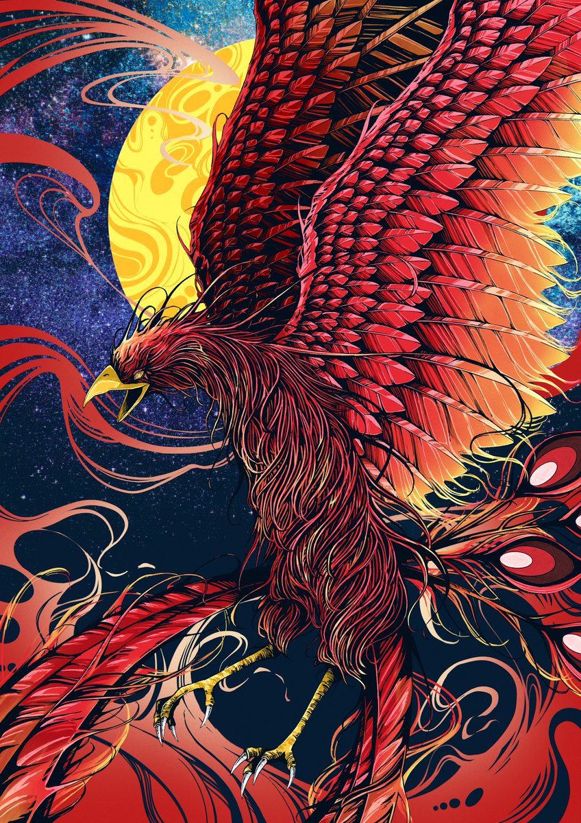 火の鳥】 」|𝙒𝘼𝙆𝘼のイラスト