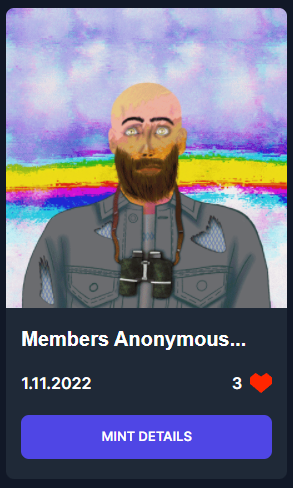 nikolaynft's tweet image. if you go to solanalysis.com/upcoming and vote/favorite for Members Anonymous

you're gonna make it 🤝