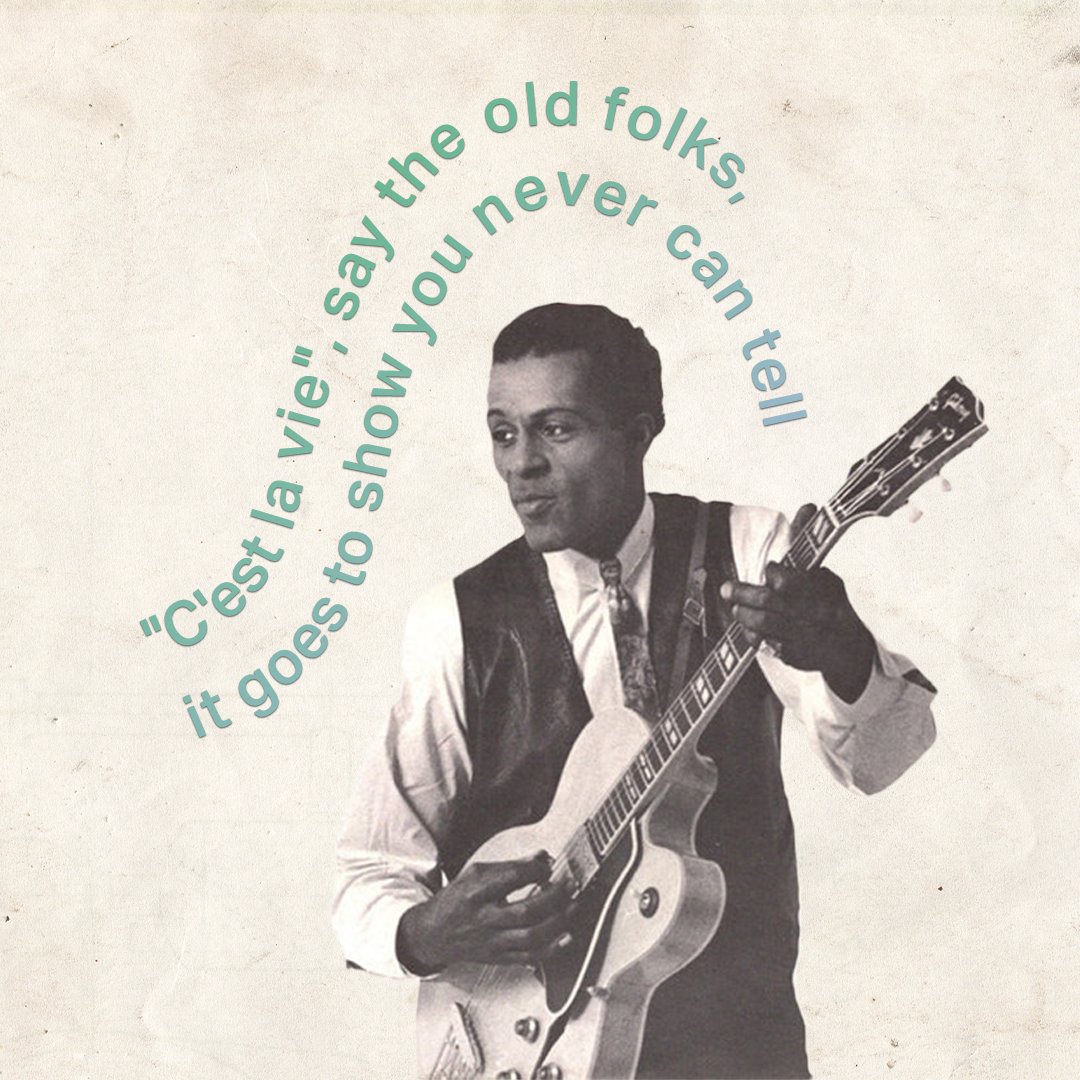 Yousician (@yousician) on Twitter photo Such is life! ๐ถ It goes to show you never can tell ๐ถ
Thanks for all the timeless lyrics, <a href="/ChuckBerry/">Chuck Berry</a>!
#Yousician #MondayMotivation #ChuckBerry #SuchIsLife Such is life! ๐ถ It goes to show you never can tell ๐ถ
Thanks for all the timeless lyrics, <a href="/ChuckBerry/">Chuck Berry</a>!
#Yousician #MondayMotivation #ChuckBerry #SuchIsLife