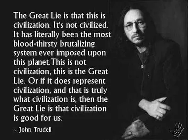 NWAngleBand33's tweet photo. Trudell was such a powerful thinker and speaker.
#Indigenous #Trudell #TheGreatLie https://t.co/qbsr0PeOOh