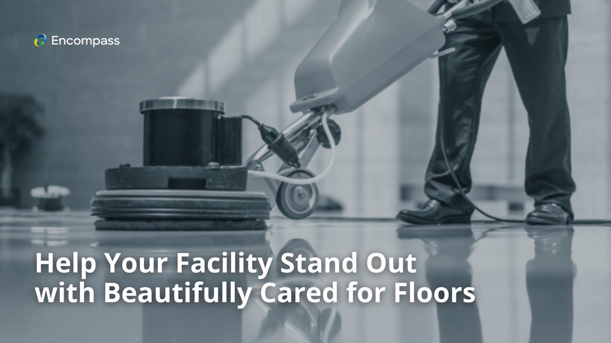 EncompassOnsite's tweet photo. Make your facility floors last with a proper care and maintenance plan. Learn how in our latest blog post. 

https://t.co/8CXQD1BKCU https://t.co/WKfVzvZ1Dn
