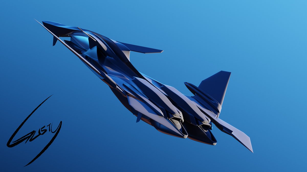 GustyYang's tweet image. 战斗(と)妖精(ようせい)雪(ゆき)风 #戦闘妖精雪風 Sentou Yousei Yukikaze #blender
