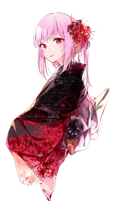 #callillust 
振袖calliope 