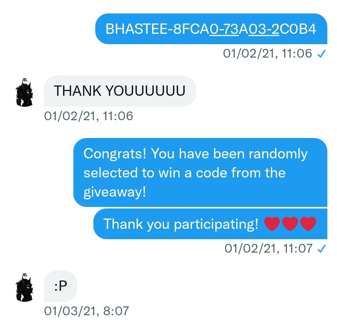 KirasFreakShow's tweet photo. @BelHui0608 I've already replied to this. I accidentally deleted the tweet but the winners got their prizes. Here, again, is one of them: https://t.co/gVEKxjnqxu