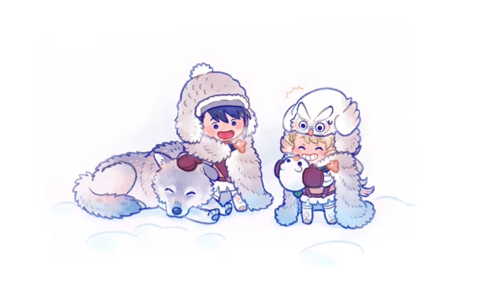 雪フェーとのご対面 