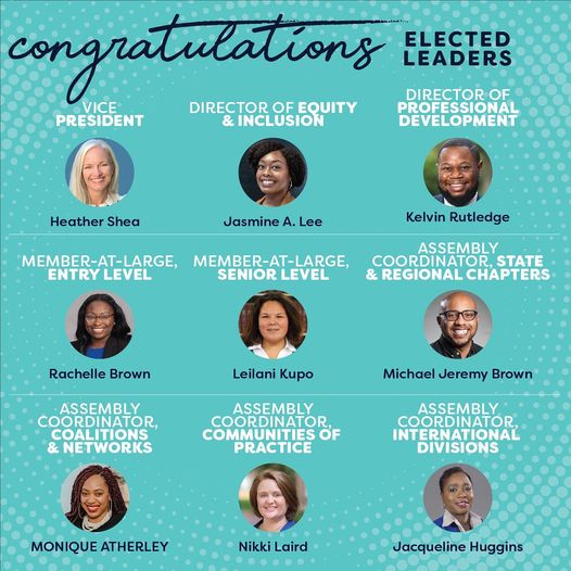 CONGRATULATIONS to the newly elected ACPA Governing Board Leaders and thank you to all members who voted!