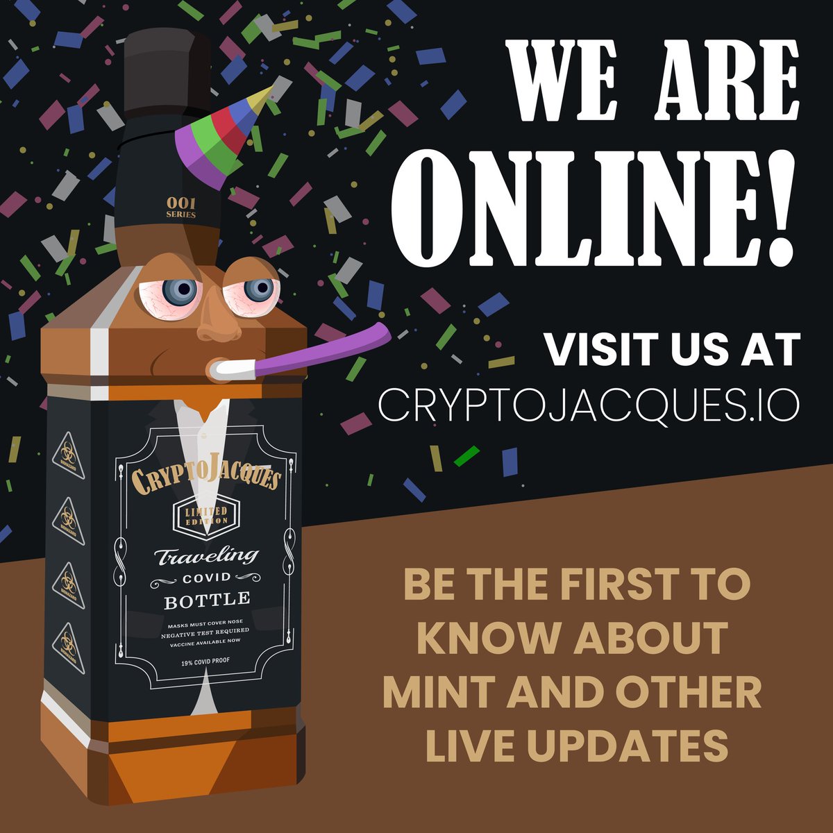 cryptojacquesio's tweet photo. 🎉🥳🎊 Our website is now live!💡🔌⚡️

Subscribe to be the first to know all the latest news about Mint, promotions, drops and all other important updates! 

🔗 Visit the website in the link in our bio! 

#cryptojacques #cj #website #online #nft
#crypto #opensea #subscribe https://t.co/pDc8HVCesO