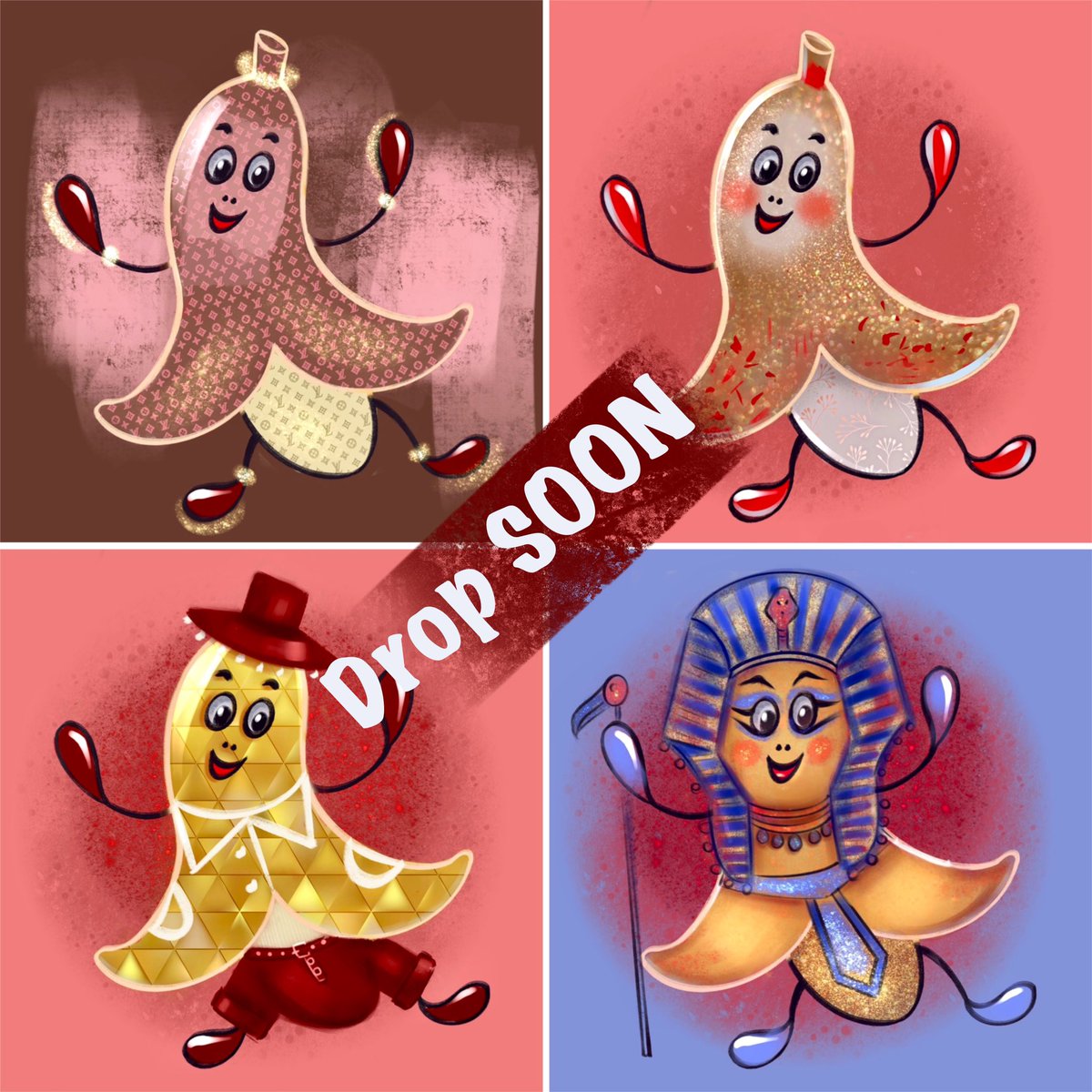katispbeth's tweet image. ATTENTION 🚨🚨🚨 DROP SOON

Guties Bananas are coming! 🙌🏻😄

Watch/follow the news on my Twitter! 🙌🏻😀

#NFTs #bananas #nftart #nftcollectors #NFTCommmunity #crypto #NFTartist #nftcollector #NFTdrop #Polygon