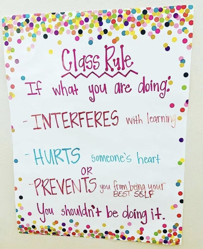 Melanie4kids's tweet image. I love this idea for a new take on the most important #ClassRules of all!!