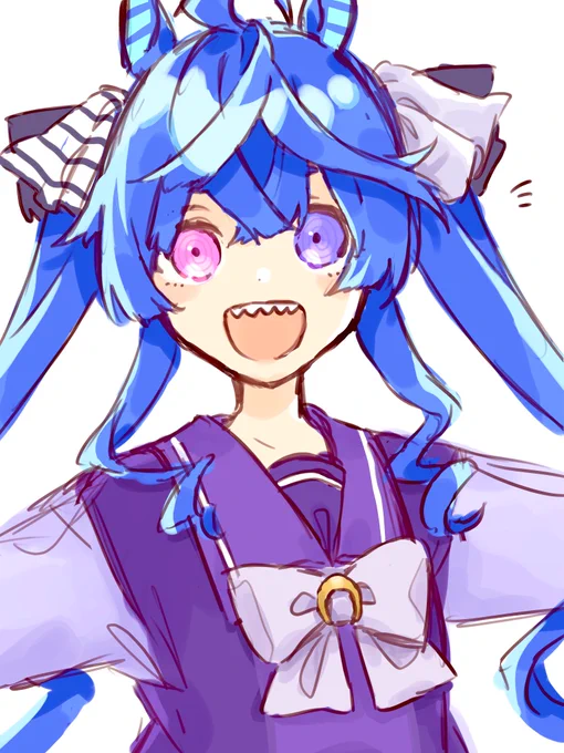 冬服見せびらかしてくるツインターボ 