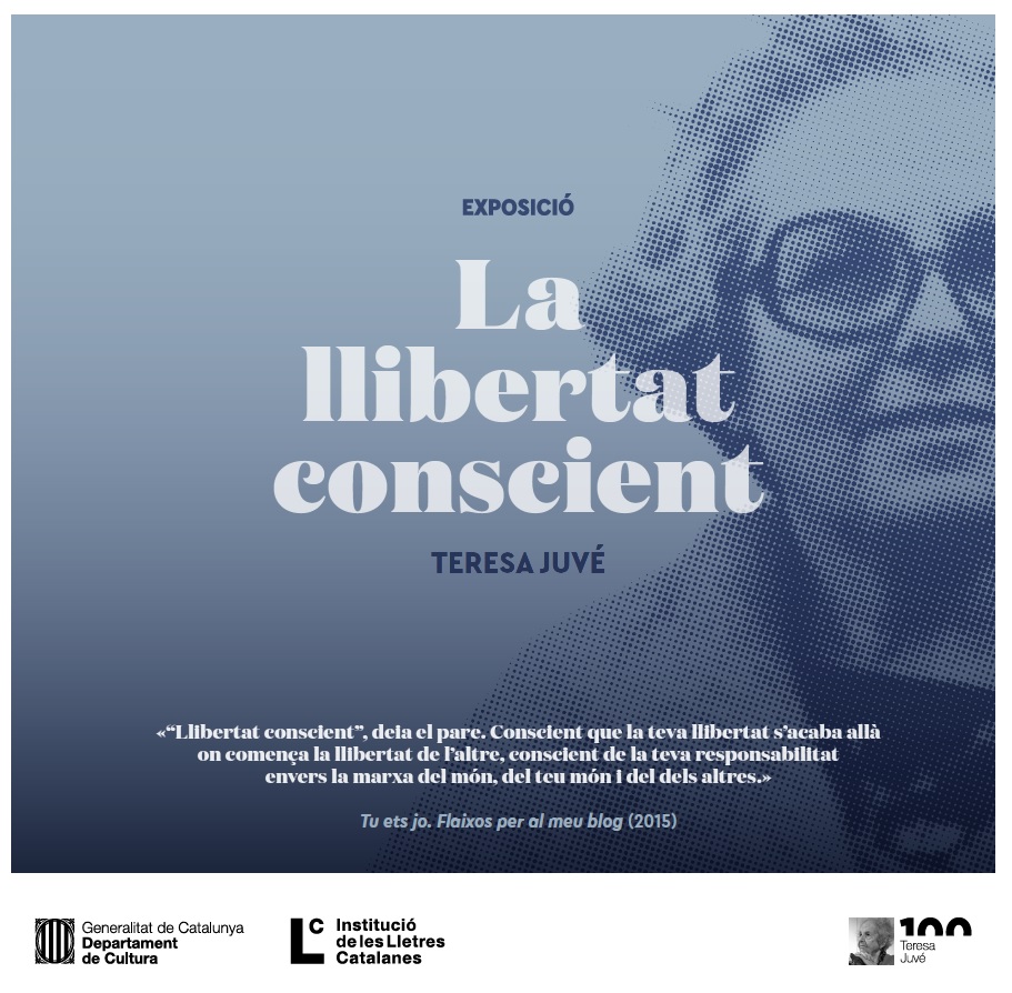 Aquesta setmana encara sou a temps a visitar l'exposició 'Llibertat conscient' dedicada l'escriptora i pedagoga Teresa Juvé.
Molt recomanable!
@AnyTeresaJuve @lletres #escriptorescentenàries