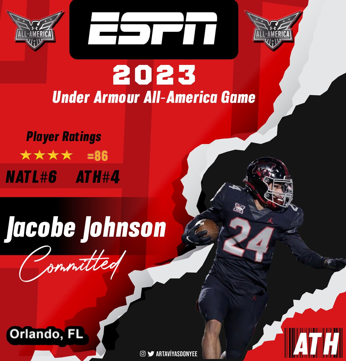 Blessed to be participating in the 2023 Under Amour All-America Game in Orlando FL. <a href="/UANextFootball/">All-America Game</a>. I would like to thank my parents for always believing in me. I also want to thank my <a href="/1BroncoFootball/">Mustang Football</a> brothers and coaches for helping to make this possible.<a href="/DemetricDWarren/">Demetric D. Warren</a>