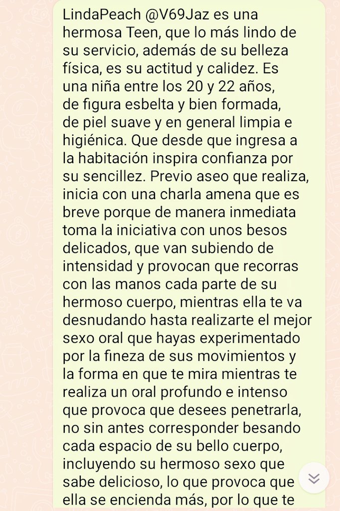 PEPOARTE's tweet photo. He decidido iniciar con la publicación de reseñas de chicas escort, con la intención de fomentar la seguridad y certeza entre quienes brindan y contratan el servicio. Espero que mis aportes sean de ayuda para ambas partes. Es un placer iniciar con la bella @V69Jaz https://t.co/BjbZDYBQWI